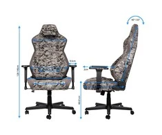 Žaidimų kėdė Nitro Concepts S300 Gaming Chair, Urban Camo