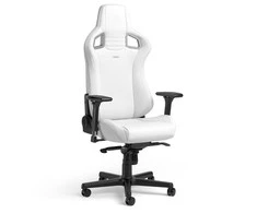 Žaidimų kėdė Noblechairs EPIC High-tech faux leather Gaming Chair, Baltas Edition