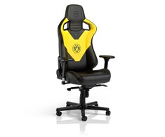 Žaidimų kėdė Noblechairs EPIC Borussia Dortmund Edition PU-Leather Gaming Chair
