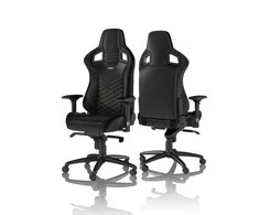 Žaidimų kėdė Noblechairs EPIC PU-Leather Gaming Chair, Juoda-auksinė