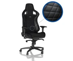Žaidimų kėdė Noblechairs EPIC PU-Leather Gaming Chair, Juoda-mėlyna