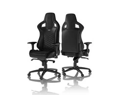 Žaidimų kėdė Noblechairs EPIC PU-Leather Gaming Chair, Juoda-mėlyna
