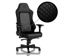 noblechairs HERO Real Leather Gaming Chair – Juodas/Juodas