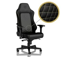 Žaidimų kėdė Noblechairs HERO PU-Leather Gaming Chair, Juoda-auksinė