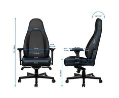 Žaidimų kėdė Noblechairs ICON Juodas Edition Vinyl / PU hybrid leather Gaming Chair, Juoda