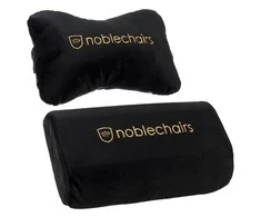 Žaidimų kėdės pagalvėlių rinkinys Noblechairs Cushion Set, tinka EPIC/ICON/HERO, Juoda-auksinė