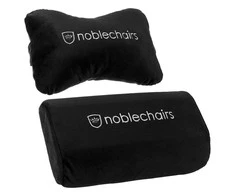 Žaidimų kėdės pagalvėlių rinkinys Noblechairs Cushion Set, tinka EPIC/ICON/HERO, Juoda-balta