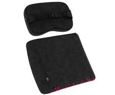 Žaidimų kėdės pagalvėlių rinkinys Noblechairs Doom Edition Memory Foam Cushion Set, tinka EPIC/ICON/HERO, Juoda