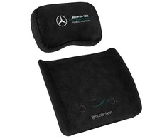 Žaidimų kėdės pagalvėlių rinkinys Noblechairs Mercedes-AMG Petronas F1 TeamMemory Foam Cushion Set, tinka EPIC/ICON/HERO, Juoda