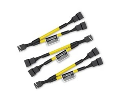 Noctua NA-SYC1 chromax.yellow Y skirstytuvo kabelių rinkinys ventiliatoriams – geltonas