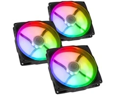 Noiseblocker NB-eLoop X B12-P ARGB, PWM - 120mm, juodas - 3er Set