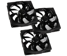 Noiseblocker NB-eLoop Fan B14-PS Juodas Edition - 140mm PWM, 3 pieces