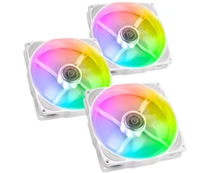 Ventiliatorius Noiseblocker NB-eLoop X B12-P ARGB, PWM - 120mm, baltas - 3 pack
