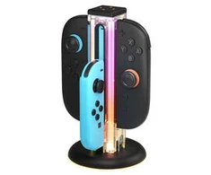 NYXI - Zeus Nintendo Switch 1 &amp; 2 Charging Station - Multi Color