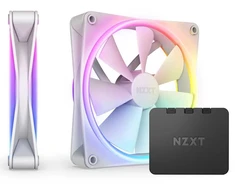 „Wentylator Nzxt F140 RGB DUO 2-pack + Hub“ (RF-D14DF-W1)