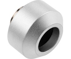 Optimus Hardtube jungtis, 12 mm – sidabrinė