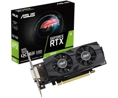 Vaizdo plokštė ASUS GeForce RTX 3050 žemo profilio O6G, 6144 MB GDDR6
