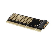 AXAGON PCEM2-1U PCI-E 3.0 16x - M.2 SSD NVMe, iki 80 mm SSD, žemo profilio 1U