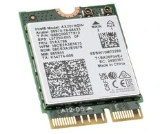 INTEL NIC WI-FI 6 AX201 2230 2x2 AX+BT No vPro