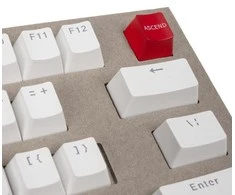 Pakaitiniai klaviatūros klavišai Glorious ABS Keycaps - 104vnt, ANSI, US išdėstymas, Balti