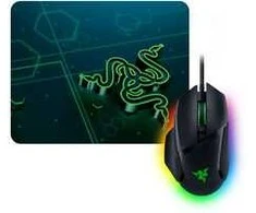 Razer Moba Bundle, Basilisk V3 + Goliathus Mobile Pelės kilimėlis – juodas