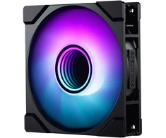 PHANTEKS "4-Pack" 1x M25 Gen2 PWM D-RGB Fan &amp; 3-Pack Reverse Blade Fans, 120mm - Juodas