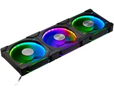 Phanteks D30 PWM Regular Airflow, D-RGB korpuso ventiliatorius, 3-pack – 140mm, juodos spalvos