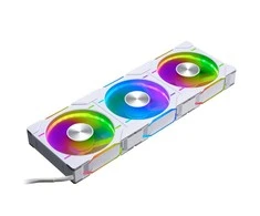 PHANTEKS D30 PWM reguliarus oro srautas D-RGB, 3 pakuotės - 120 mm, balta