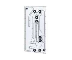 Phanteks Glacier EZ-Fit DIS-NV5 Distro Plate, integrated EZ-Fittings – juodas