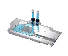 PHANTEKS Glacier G6000 STRIX GPU Vanduo Block, ASUS RX 6800/6900 Strix/TUF, D-RGB – sidabrinis