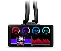 Phanteks Glacier One 360M25 LCD AiO Vanduo Cooling, 6-Inch Ekranas – 360mm, Juodas