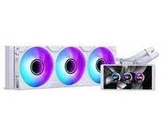 Phanteks Glacier One 360M25 LCD AiO Vanduo Cooling, 6-Inch Ekranas – 360mm, Baltas