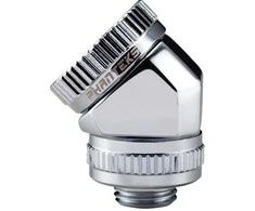 PHANTEKS Glacier rotacinis kieto vamzdžio jungiamasis elementas 16 mm 45 laipsnių G1/4 - chromuotas, su sriegiu