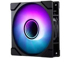 PHANTEKS M25 Gen2 PWM D-RGB korpuso ventiliatorius – 120mm, juodos spalvos