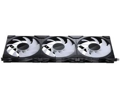 PHANTEKS M25 Gen2 PWM D-RGB korpuso ventiliatorius, 3er-Pack – 140mm, juodos spalvos