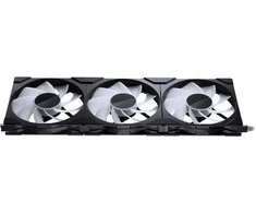 PHANTEKS M25 Gen2 PWM D-RGB korpuso ventiliatorius 3er-Pack – Reverse Blade, 140mm, juodos spalvos