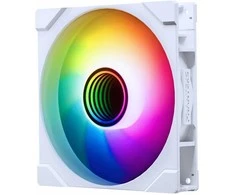 PHANTEKS M25 Gen2 PWM D-RGB korpuso ventiliatorius – Reverse Blade, 140mm, baltos spalvos