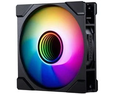 PHANTEKS M25 Gen2 PWM D-RGB korpuso ventiliatorius – Reverse Blade, 120mm, juodos spalvos