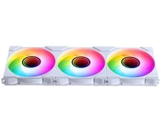 PHANTEKS NV Series NV5 MK2 ATX Case, Tempered Glass, DRGB - Matte Baltas + 3 Pack M25 Gen2 PWM D-RGB Fans Reverse Blade + 1x Standard Fan - 120mm