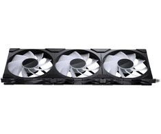 PHANTEKS NV-Series NV9 MK2 PC-Gehäuse, EATX, DRGB, Tempered Glass - juodas &amp; M25 Gen2 PWM D-RGB Lüfter 3er-Pack - Reverse Blade, 140mm, juodas + DRG