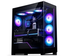 Phanteks NV5X PC dėklas, Mid-Tower, E-ATX, grūdintas stiklas, ARGB – juodas
