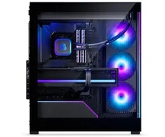 Phanteks NV5X PC Case, Mid-Tower, E-ATX, Tempered Glass, ARGB – Juodas