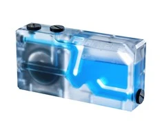 PHANTEKS R160C Reservoir – Transparent Acrylic Backplate, DRGB-LED