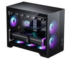 PHANTEKS XT M3 PC-Gehäuse, Mini-Gehäuse + D30 PWM Regular Airflow D-RGB Lüfter, 3er Pack, juodas
