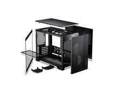 Phanteks XT M3 PC Case, Mini Case, mATX, RGB, Tempered Glass – including 3x 120mm Fans, Juodas