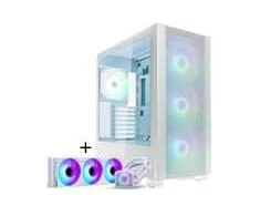 PHANTEKS XT Pro Ultra Tempered Glass Windows, D-RGB + Glacier One 360M25 Gen2 DRGB, 360mm, Bundle - baltas