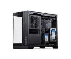 Phanteks XT V3 PC Case, Mini Case, mATX, Tempered Glass – including 3x 120mm Fans, Juodas