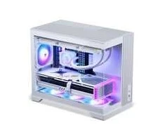 Phanteks XT V3 PC Case, Mini Case, mATX, Tempered Glass – including 3x 120mm Fans, Baltas
