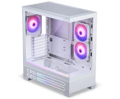 „Phanteks XT View Matrix“ korpusų rinkinys, „Midi-Tower“, E-ATX, grūdintas stiklas + „Nxlinq V2“ šakotuvas – baltas
