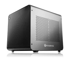 Raijintek METIS EVO AL Mini-ITX kompiuterio korpusas – sidabro spalvos